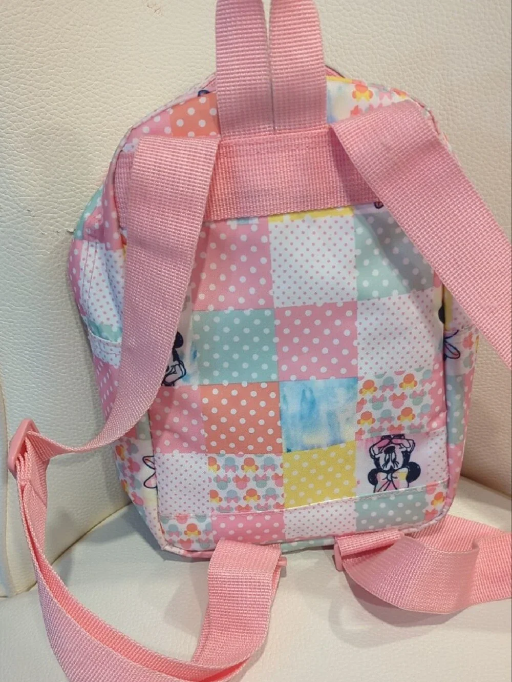 Pink Patchwork Kids Backpack